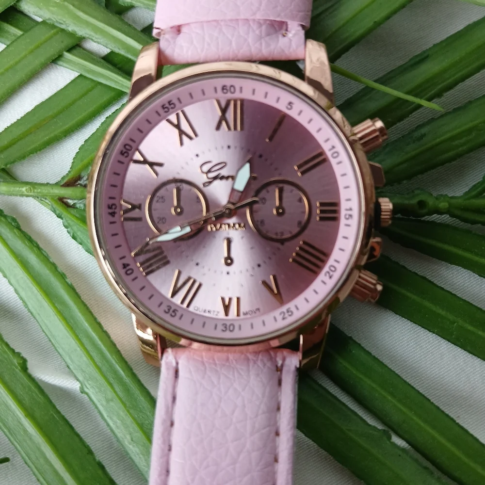 New Pink Geneva Platinum Watch